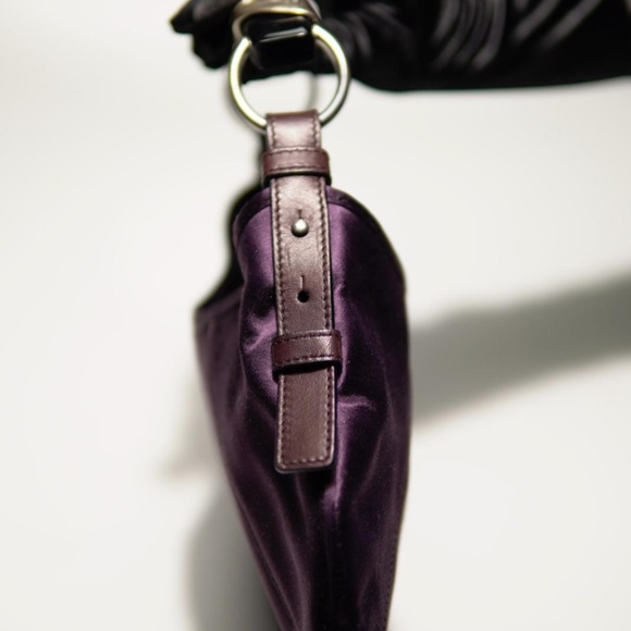Tom Ford Yves Saint Laurent Purple Satin Mombosa Bag - Picture 4 of 12